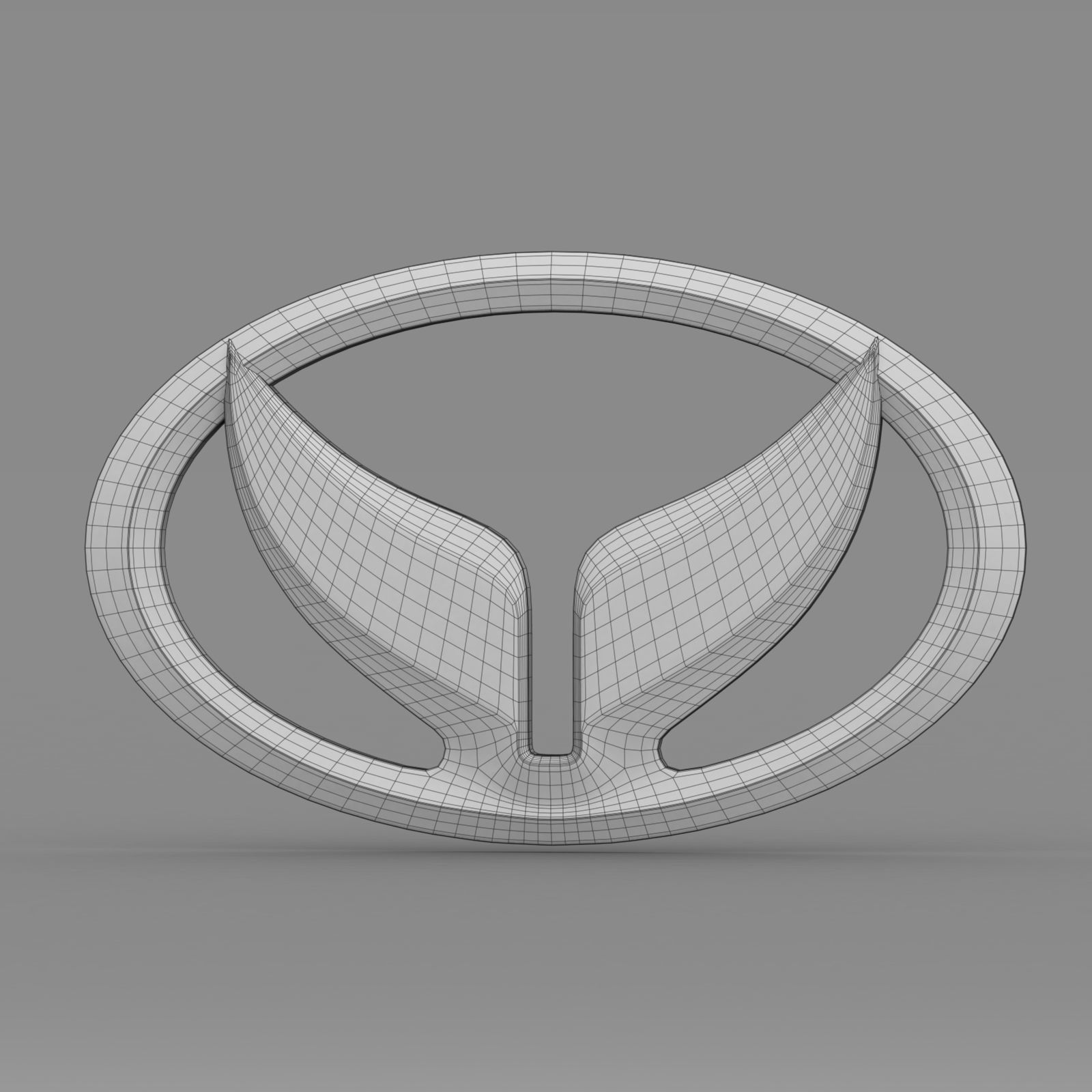 huansu logo 3D model_7
