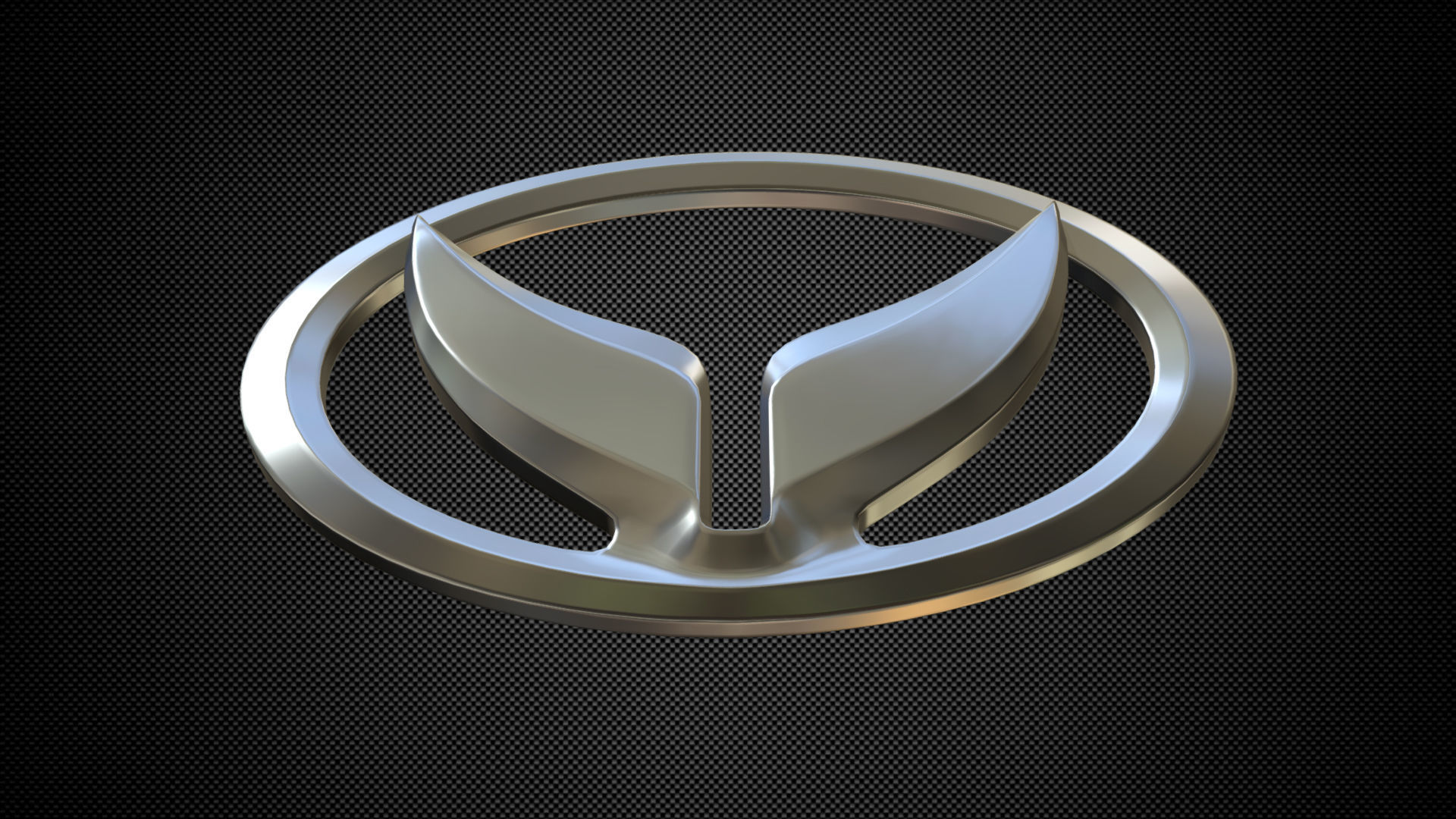 huansu logo 3D model_5