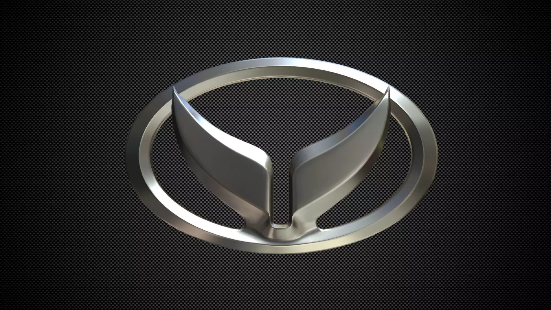 huansu logo 3D model_0