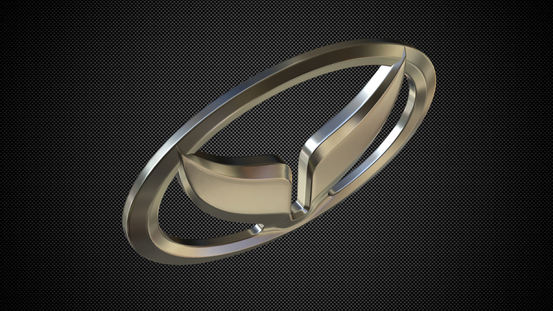 huansu logo 3D model_4