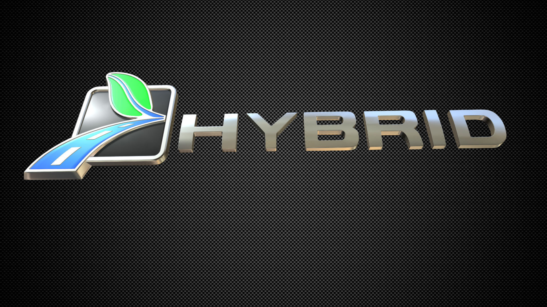 hybrid logo 3D model_5