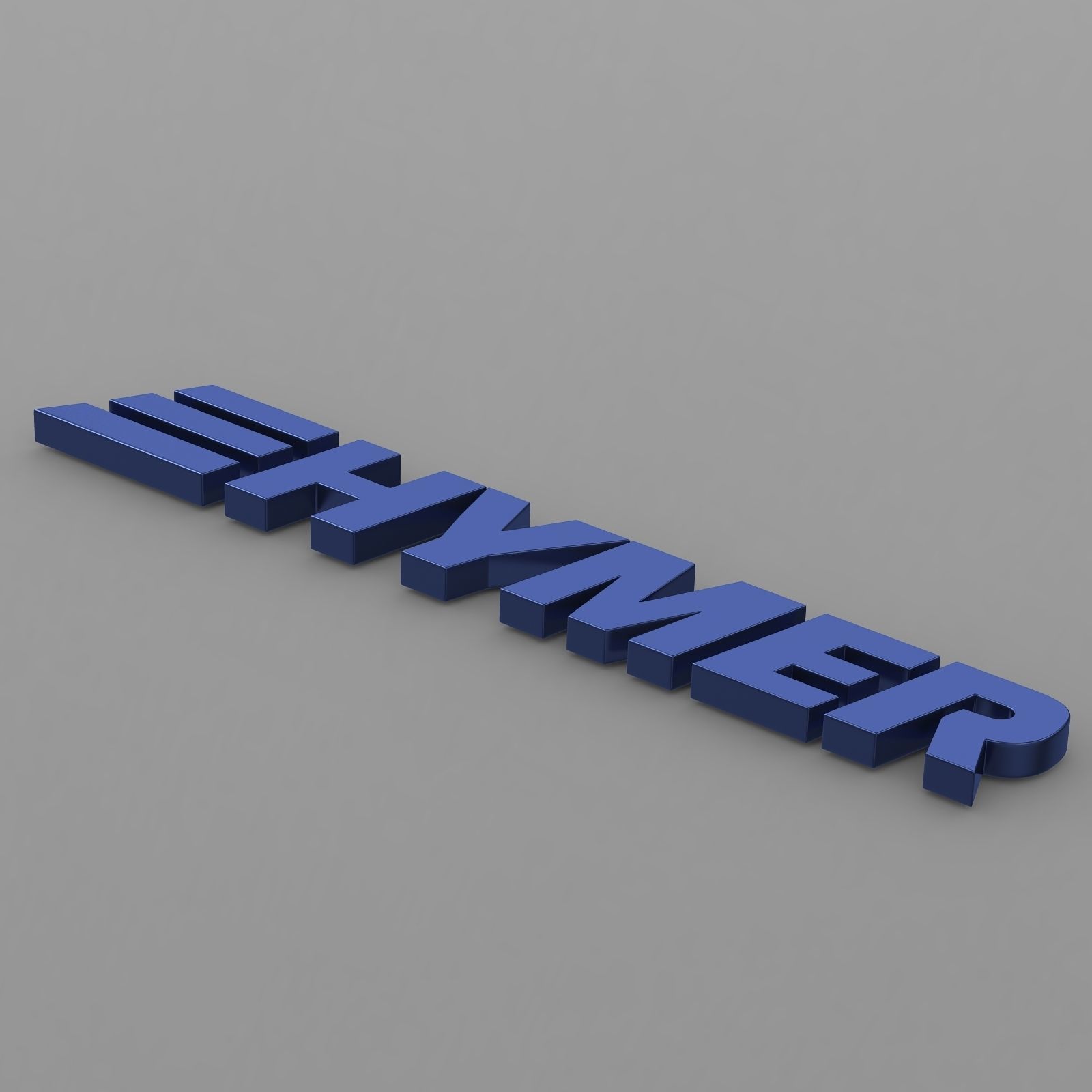 hymer logo 3D model_4