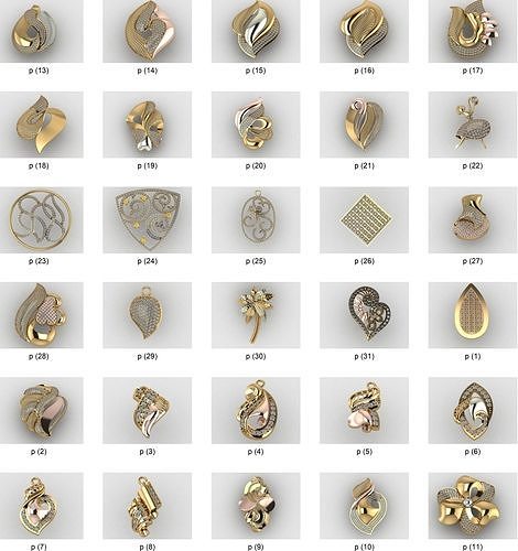 36  LATEST TURKEY DESIGN PENDANT FOR WOMEN 3DM DETAILS 3D print model