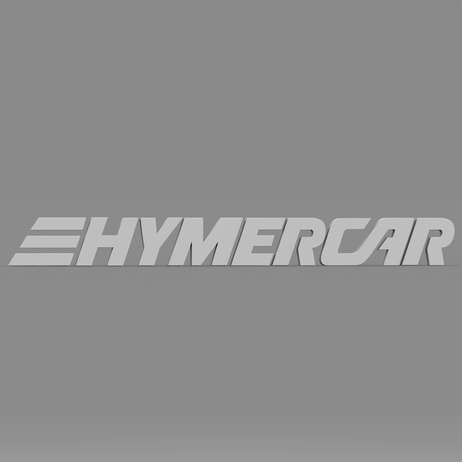 hymercar logo 3D model_5