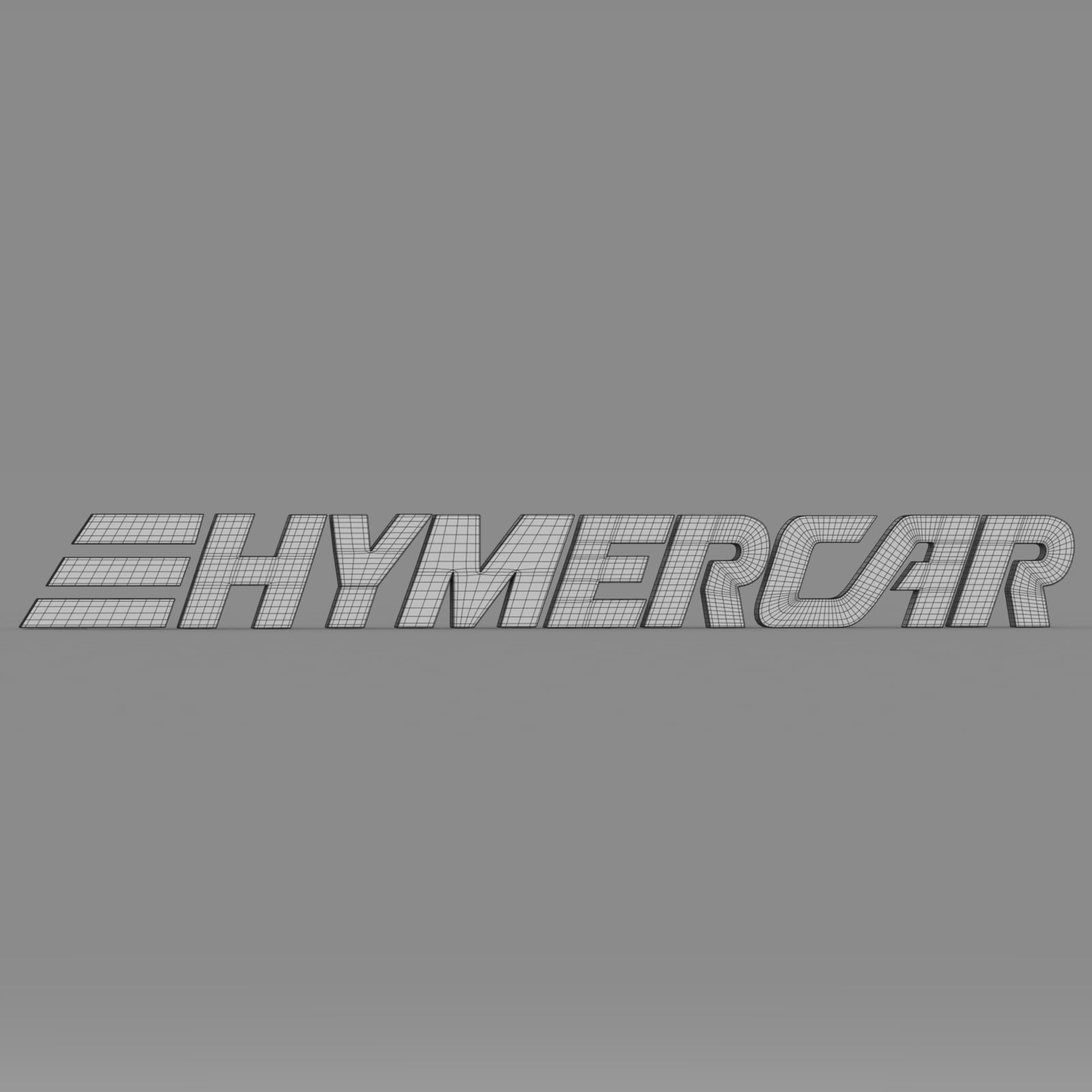 hymercar logo 3D model_6
