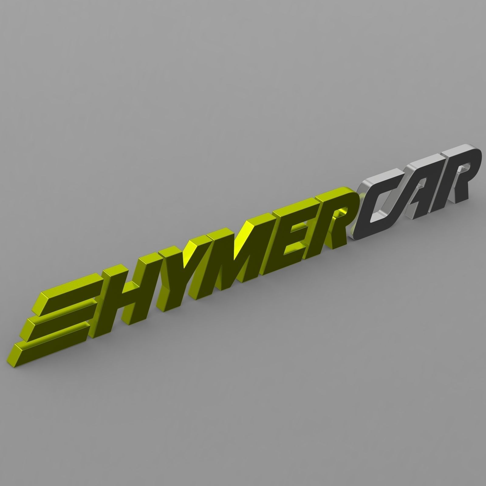 hymercar logo 3D model_3