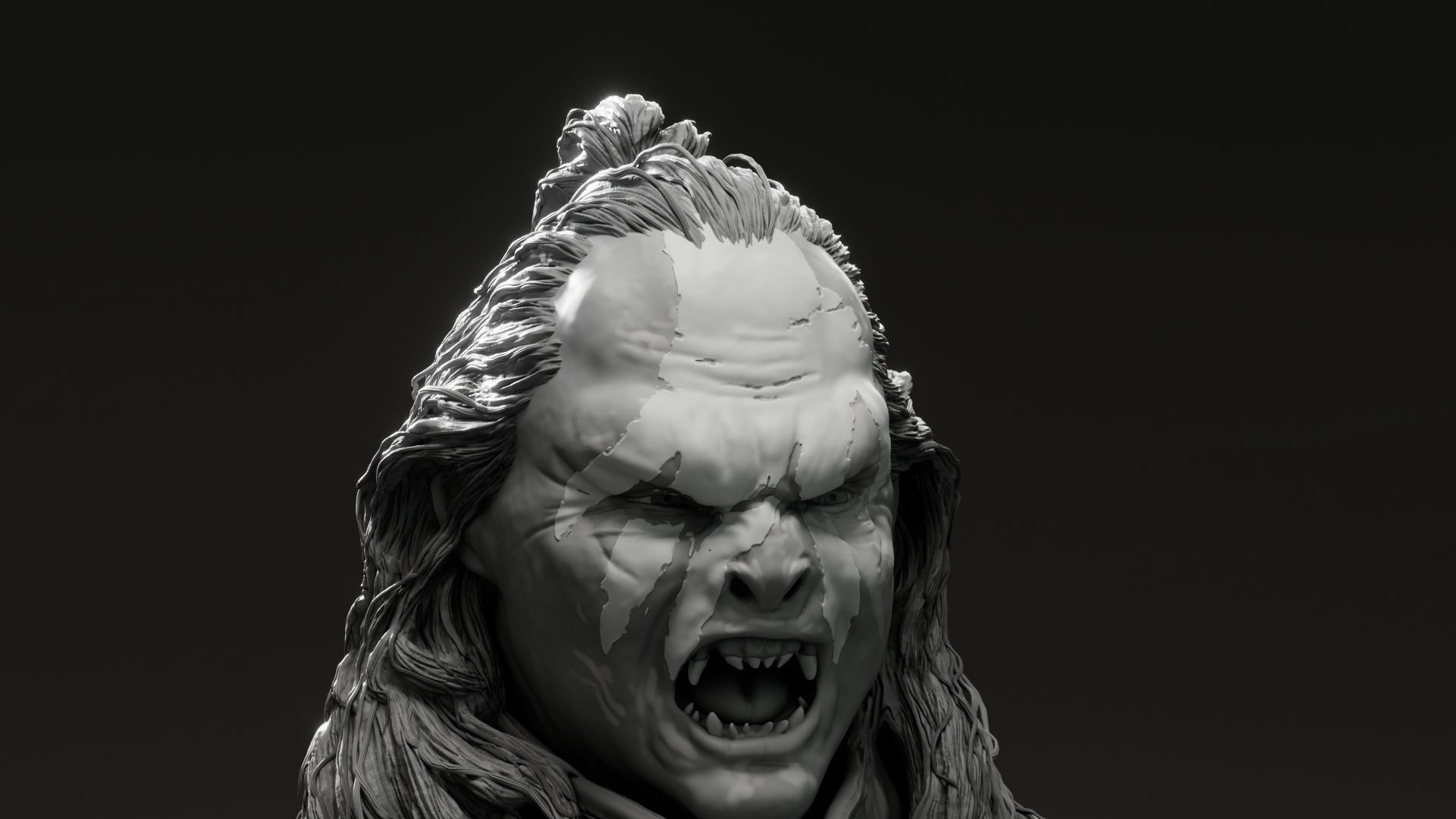 Lawrence Makoare - Lurtz - The Lord OF The RIngs 3D print model_11
