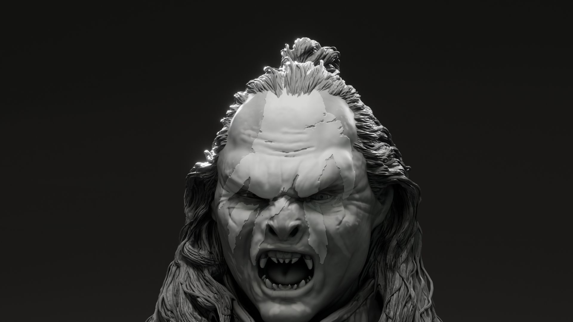 Lawrence Makoare - Lurtz - The Lord OF The RIngs 3D print model_10