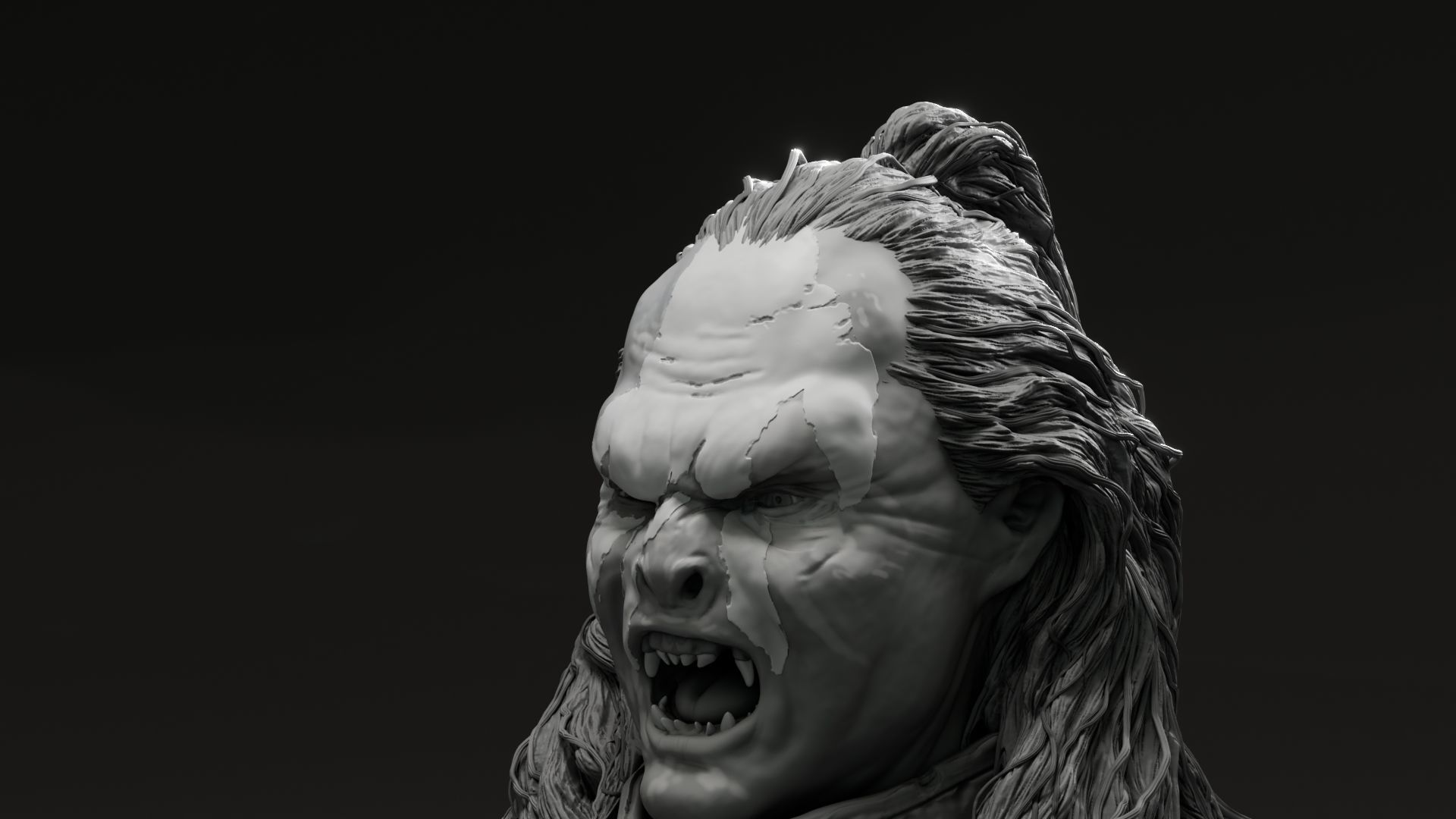 Lawrence Makoare - Lurtz - The Lord OF The RIngs 3D print model_9