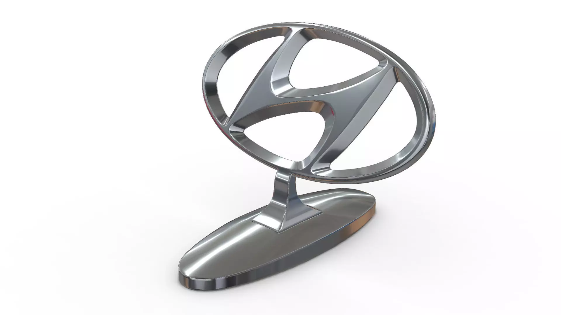 hyundai logo 3D model