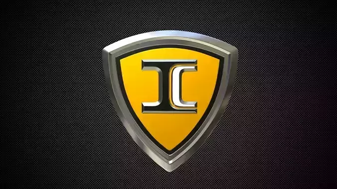 ic bus logo 3D model