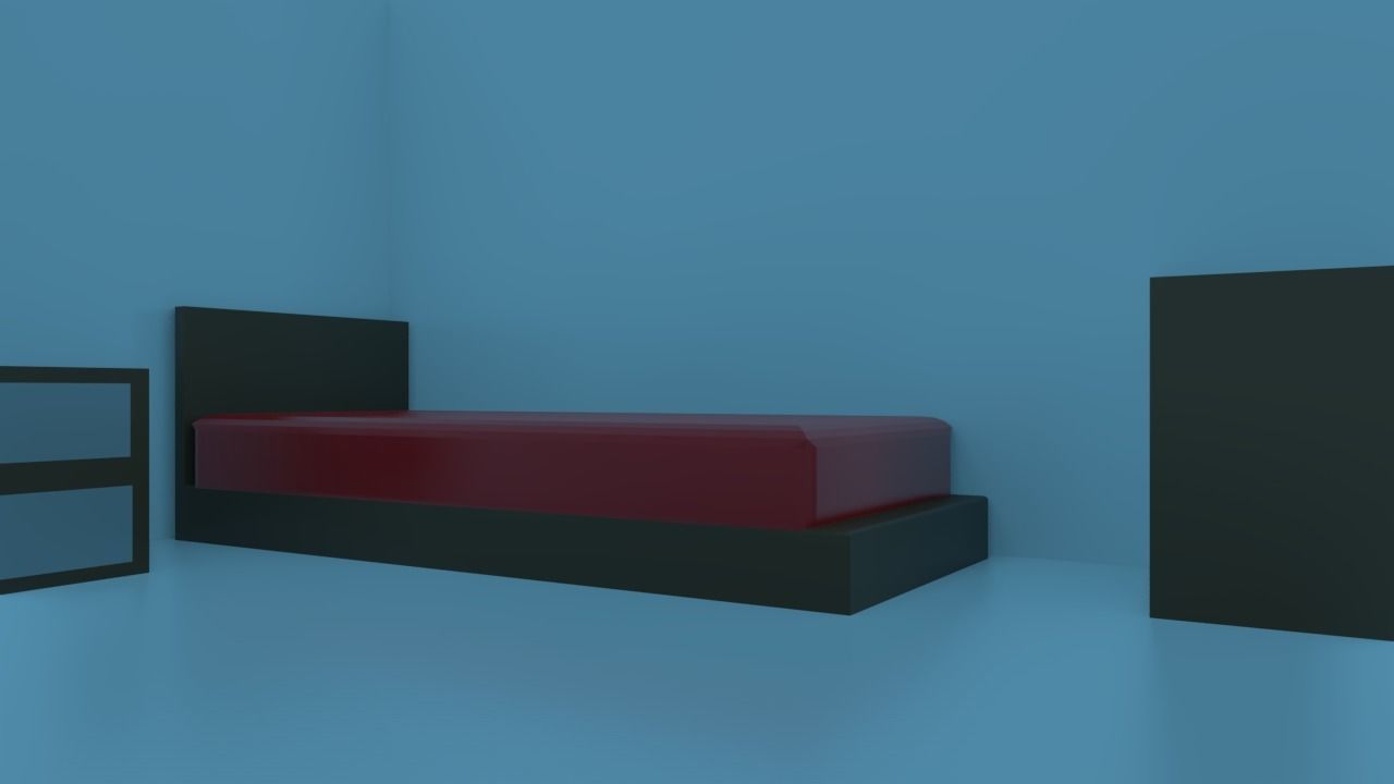 Low Poly Castle with roof Free low-poly 3D model_6