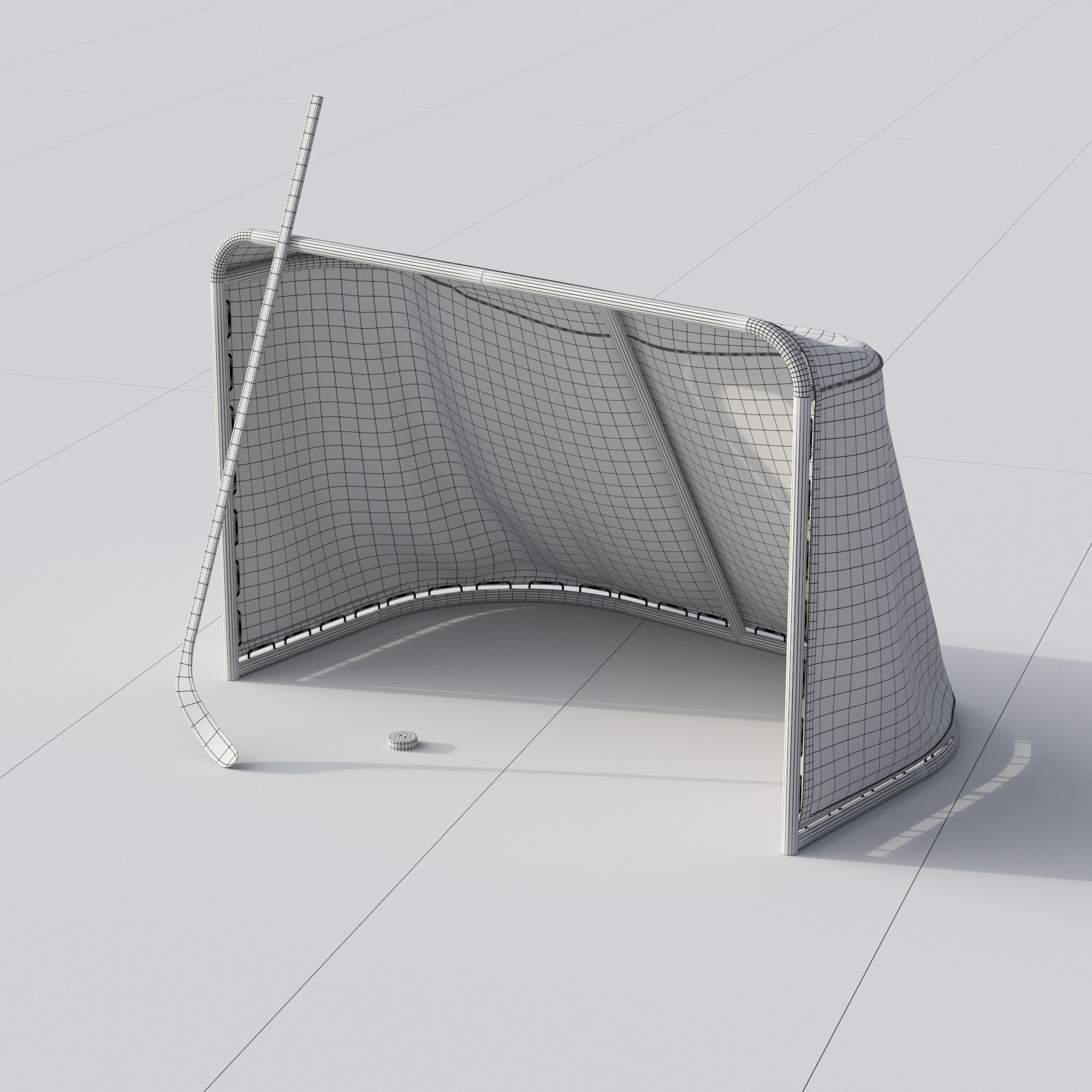 Hockey Gates 3D model_3