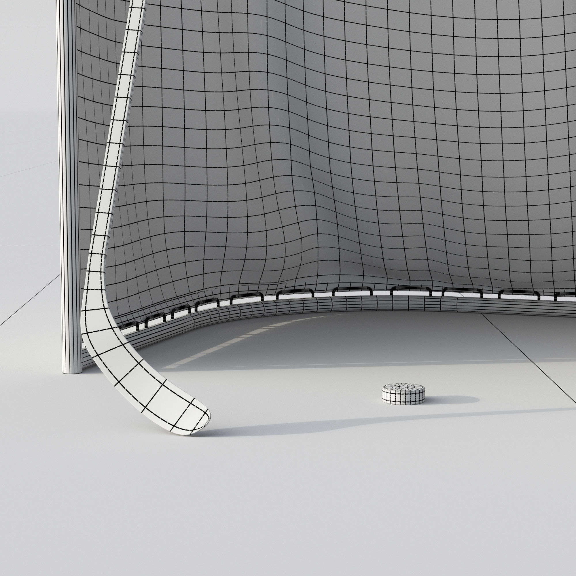 Hockey Gates 3D model_4