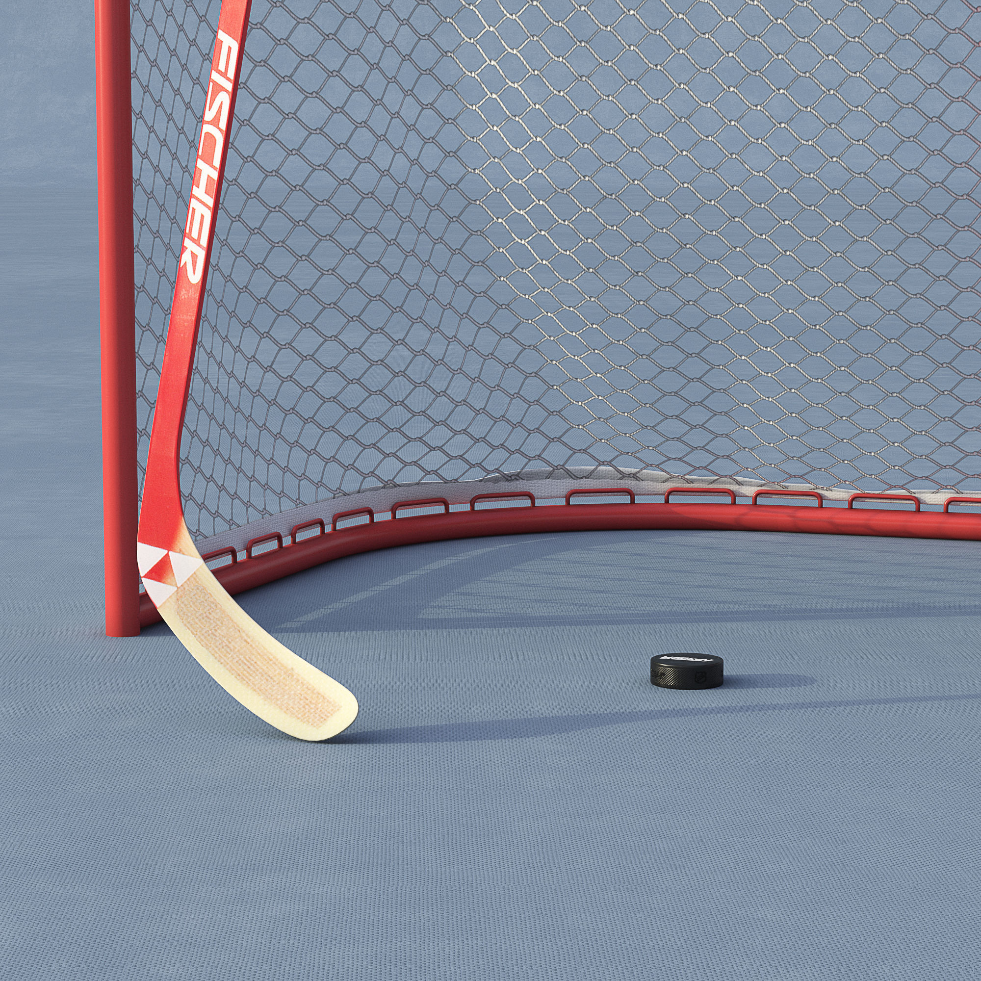 Hockey Gates 3D model_2