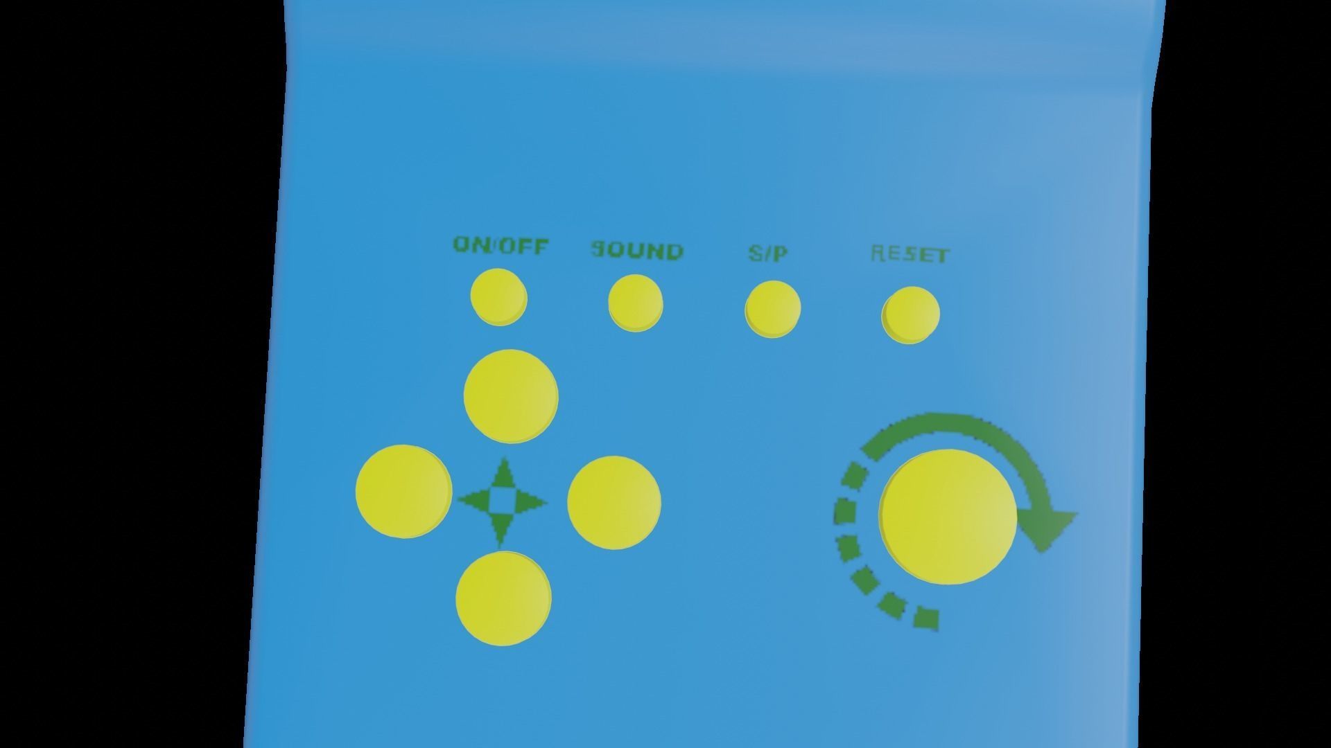 Brick Game - Non-Destructive Low-poly 3D model_3