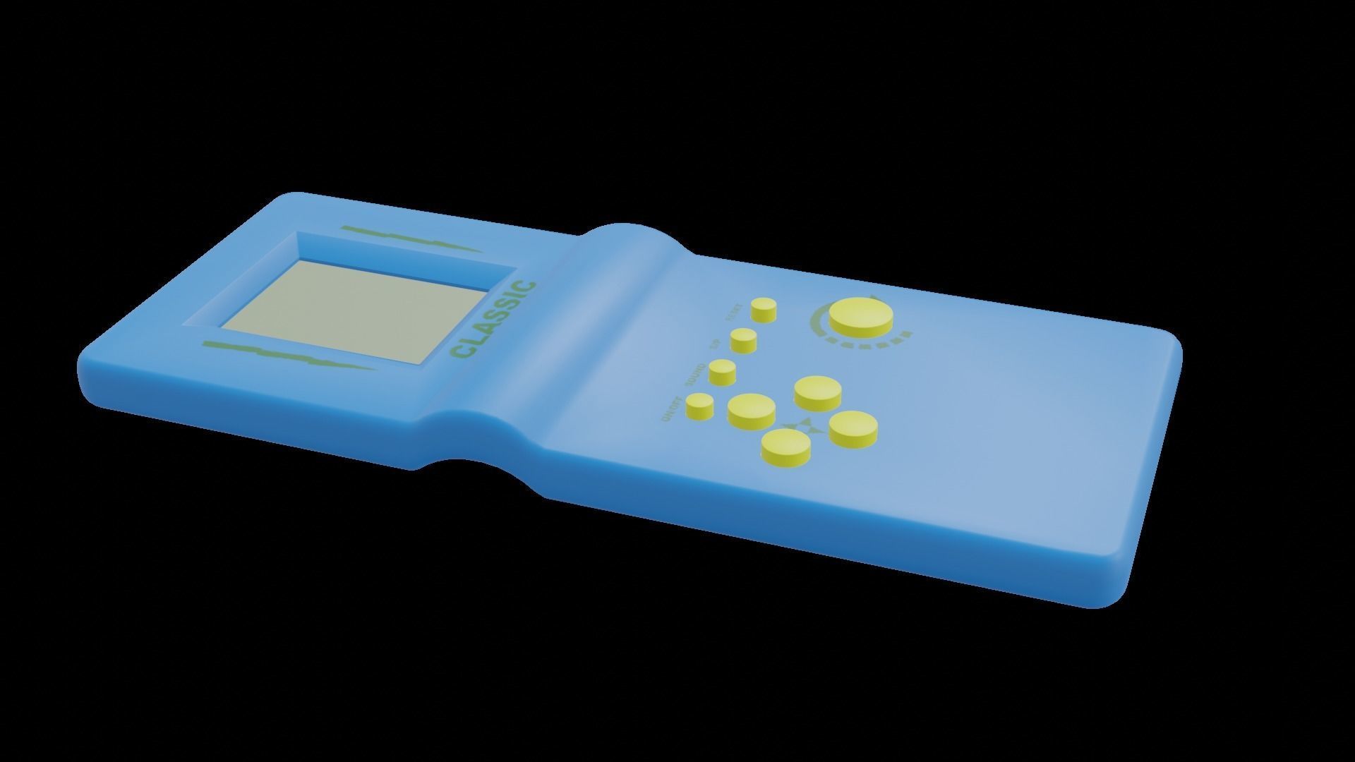 Brick Game - Non-Destructive Low-poly 3D model_1