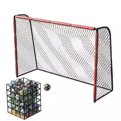 Soccer Gates 3D model
