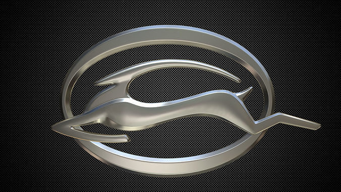 impala logo 3D model