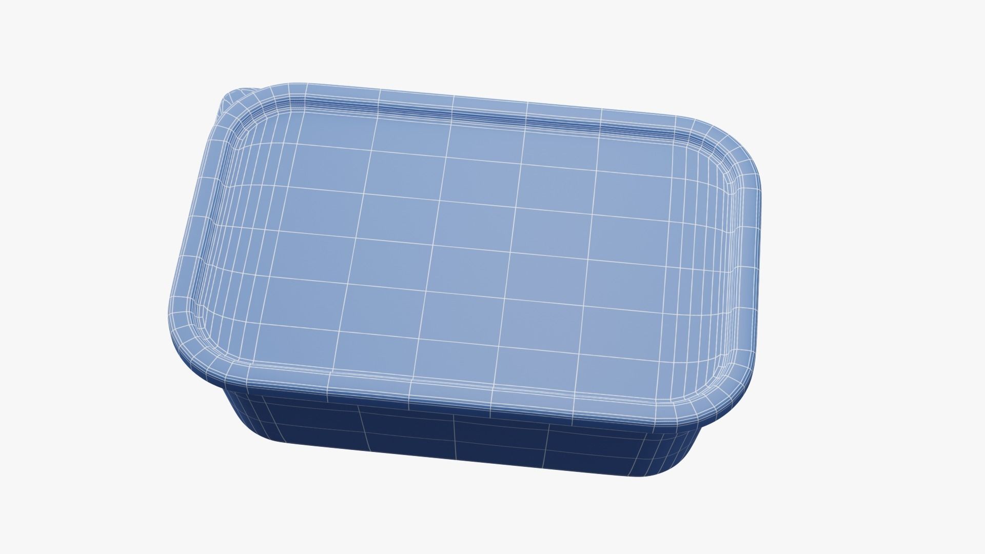 Meal Container Low-poly 3D model_23