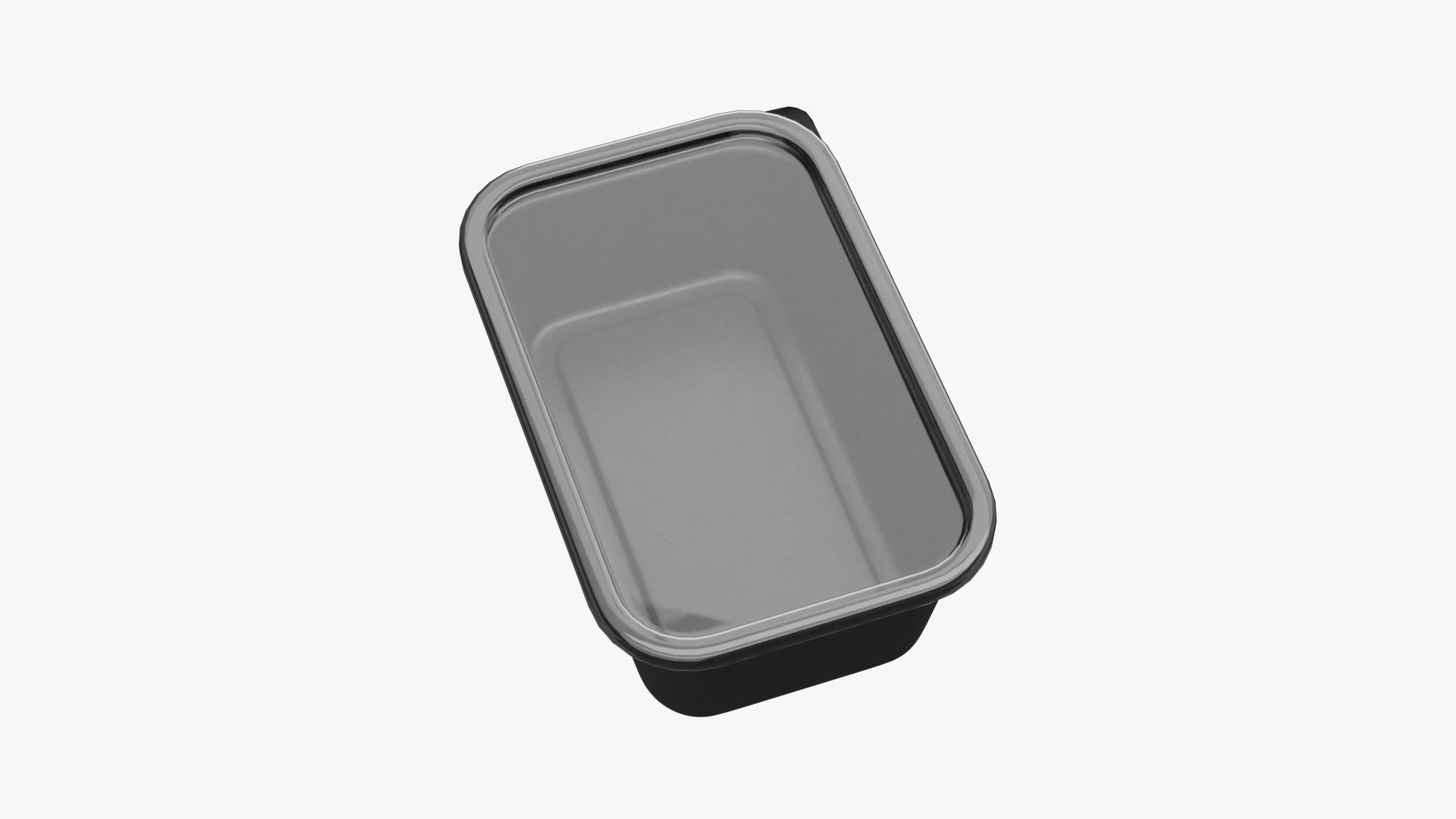 Meal Container Low-poly 3D model_2