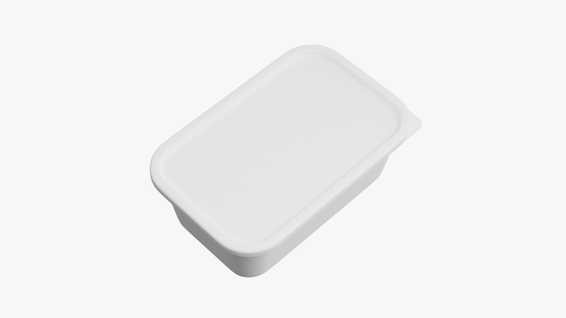 Meal Container Low-poly 3D model_10