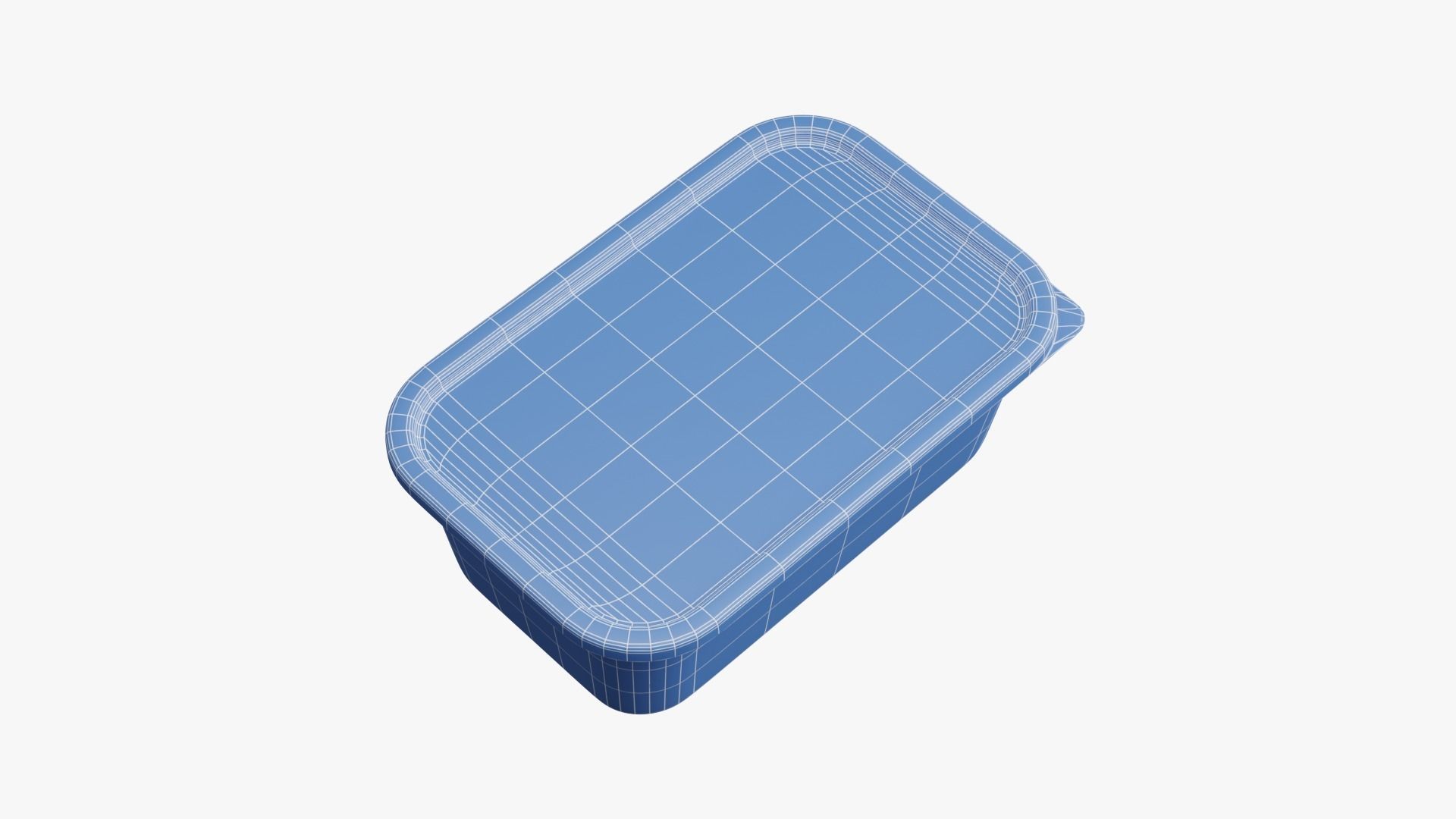 Meal Container Low-poly 3D model_21
