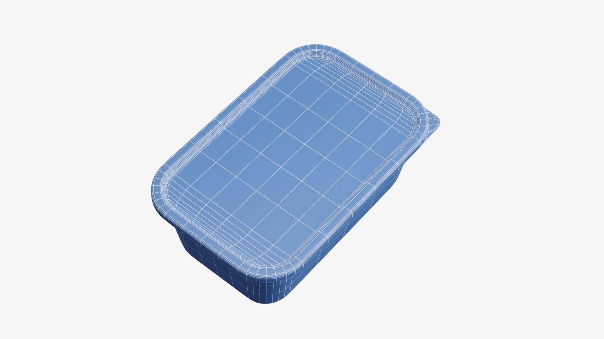 Meal Container Low-poly 3D model_20