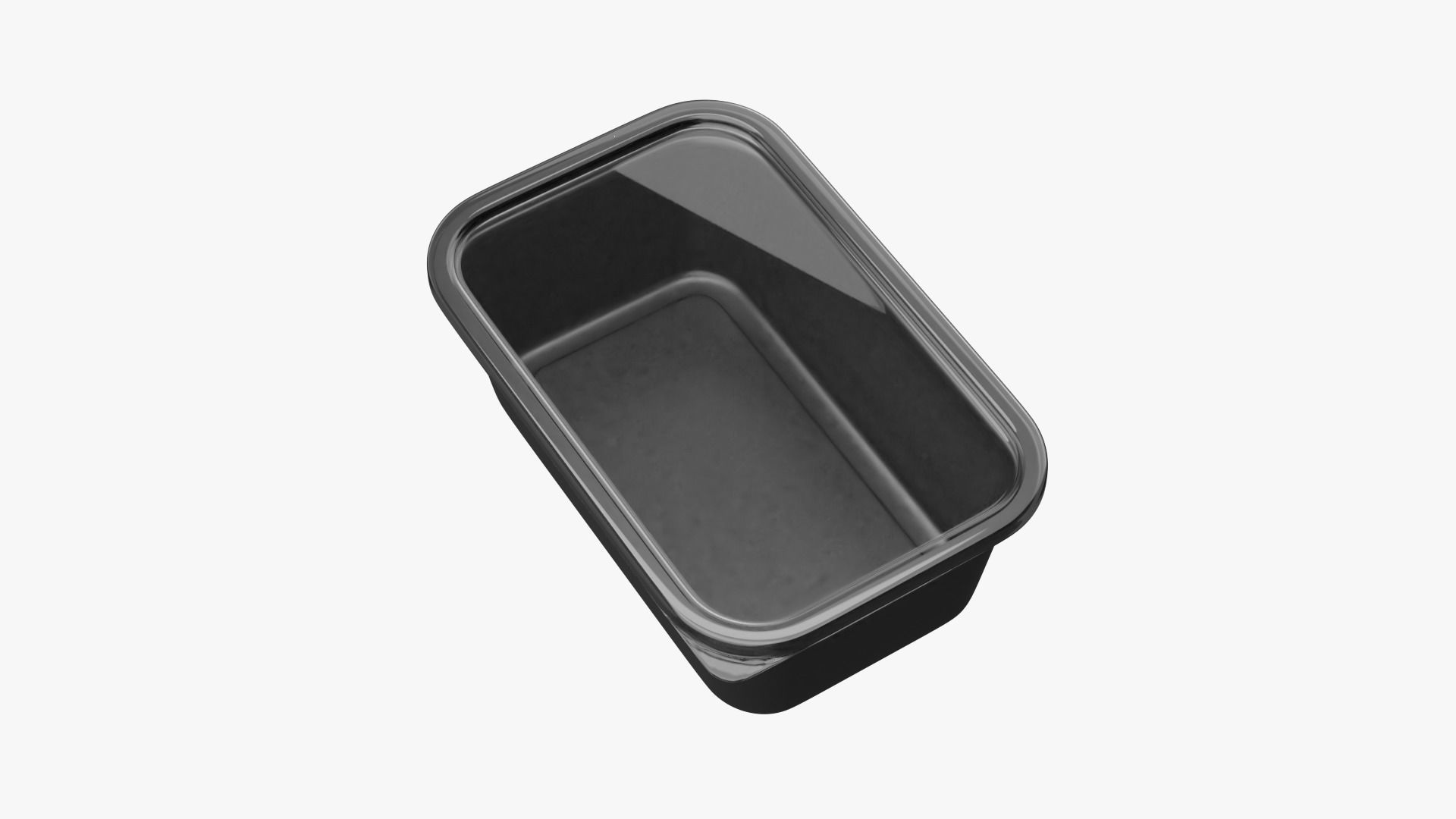 Meal Container Low-poly 3D model_9