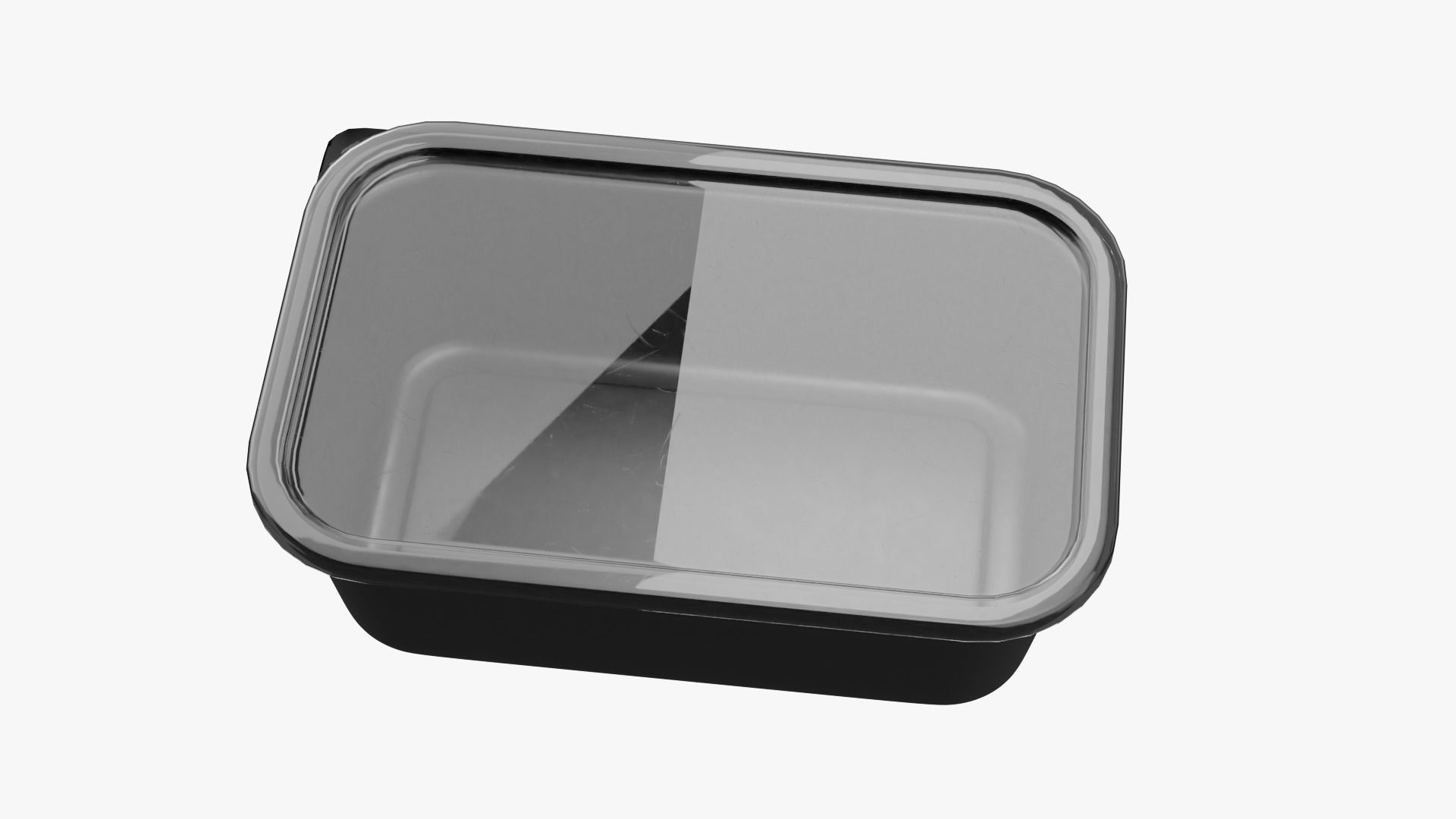 Meal Container Low-poly 3D model_4