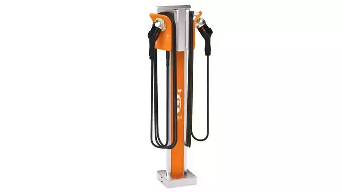 Electric Vehicle Chargepoint Part 02 3D model