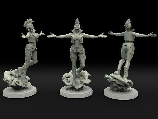 Marvel crisis protocol Storm presupported included 3D print model