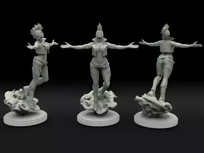 Marvel crisis protocol Storm presupported included