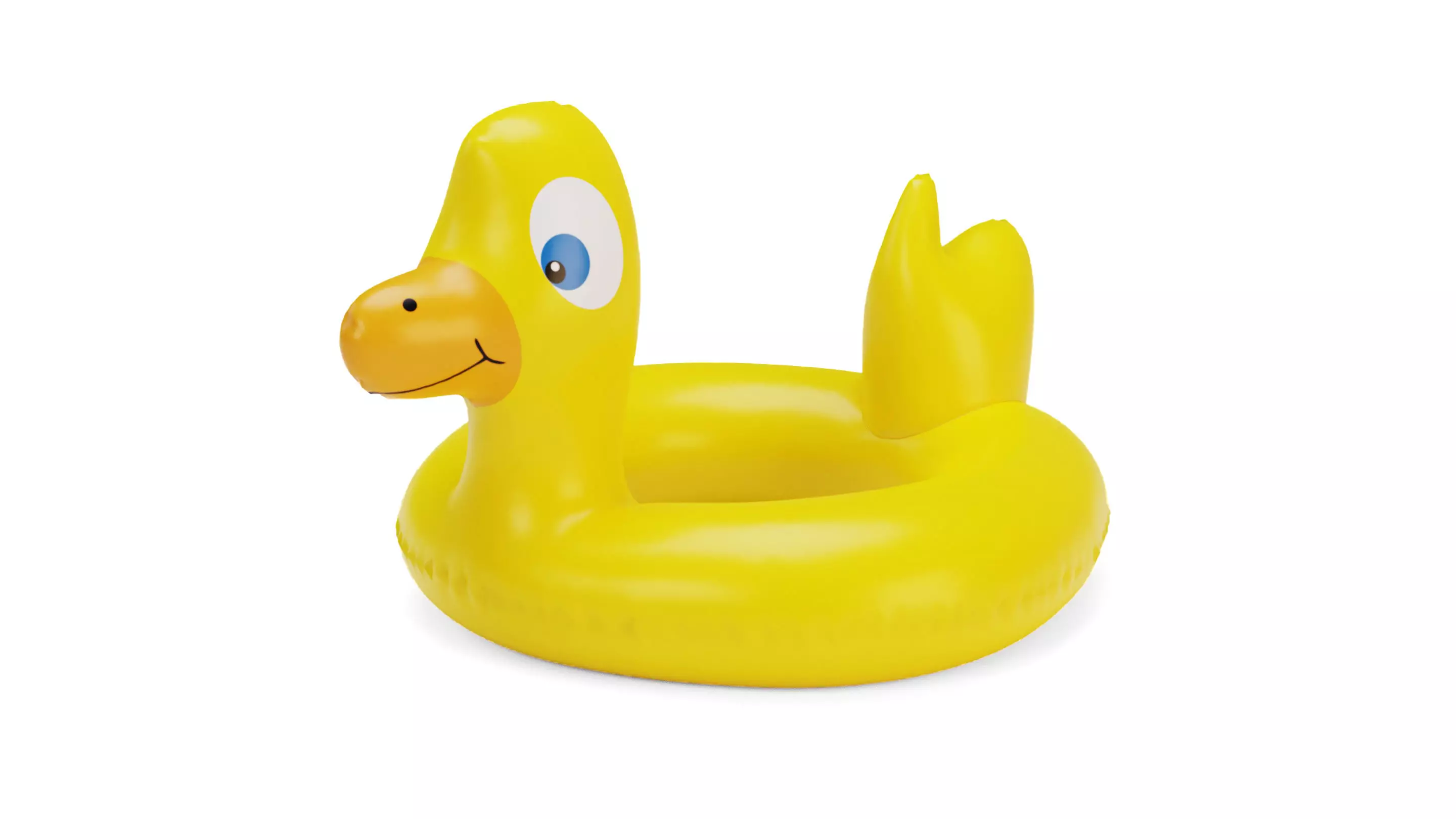 Duck Float Ring - Inflatable  3D model_0
