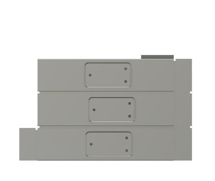 Model Railway Lineside Sleeper Ballast Bins 3D print model_10