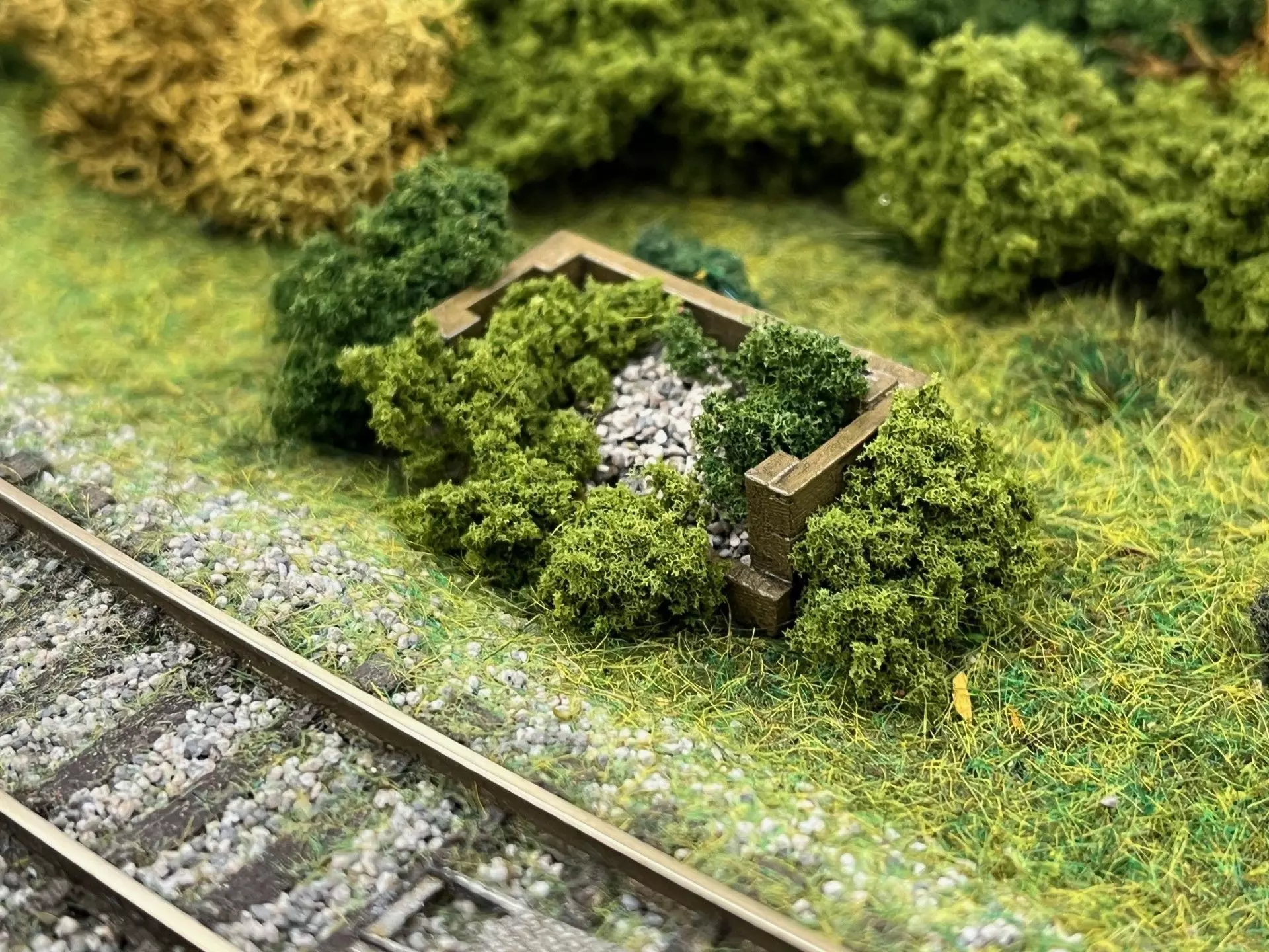 Model Railway Lineside Sleeper Ballast Bins 3D print model_0