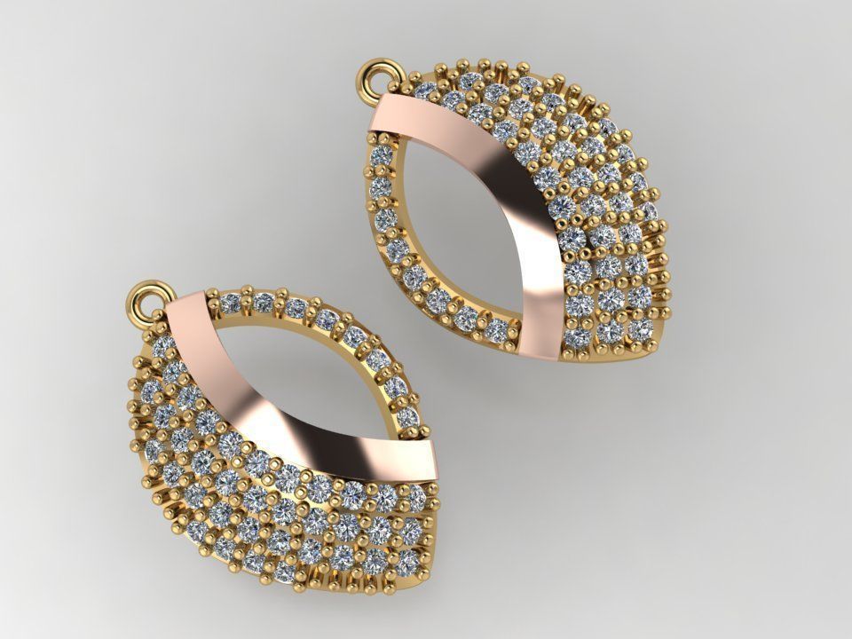 34 TRENDING DESIGNER EARRING FOR WOMEN 3DM  DETAILS  3D print model_33