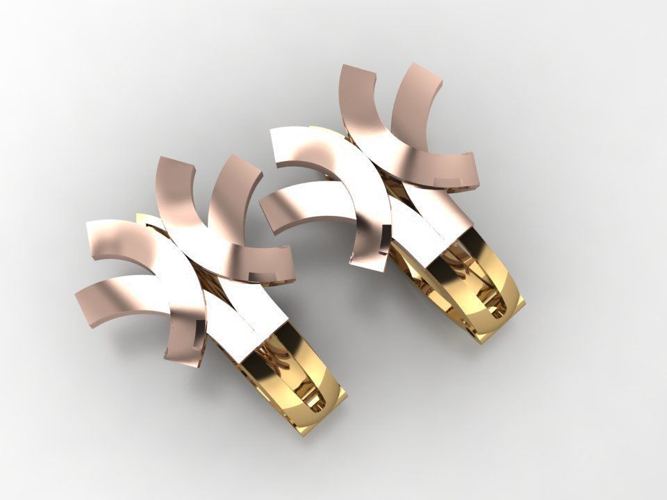 34 TRENDING DESIGNER EARRING FOR WOMEN 3DM  DETAILS  3D print model_26