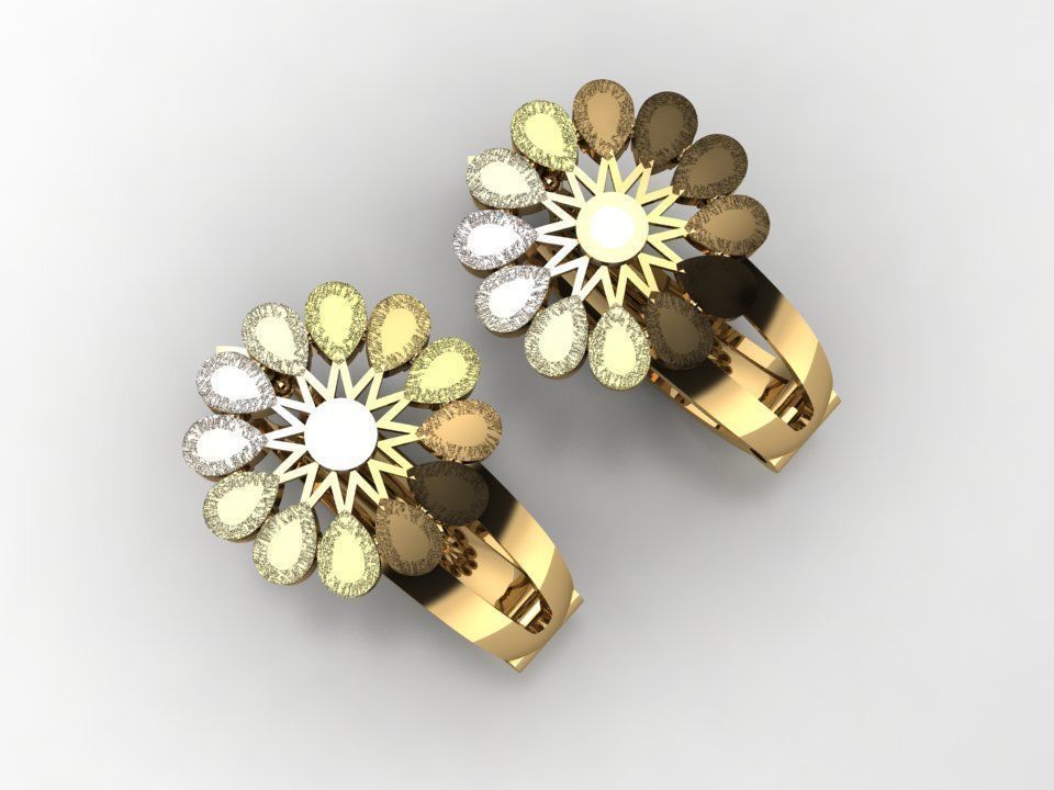 34 TRENDING DESIGNER EARRING FOR WOMEN 3DM  DETAILS  3D print model_6