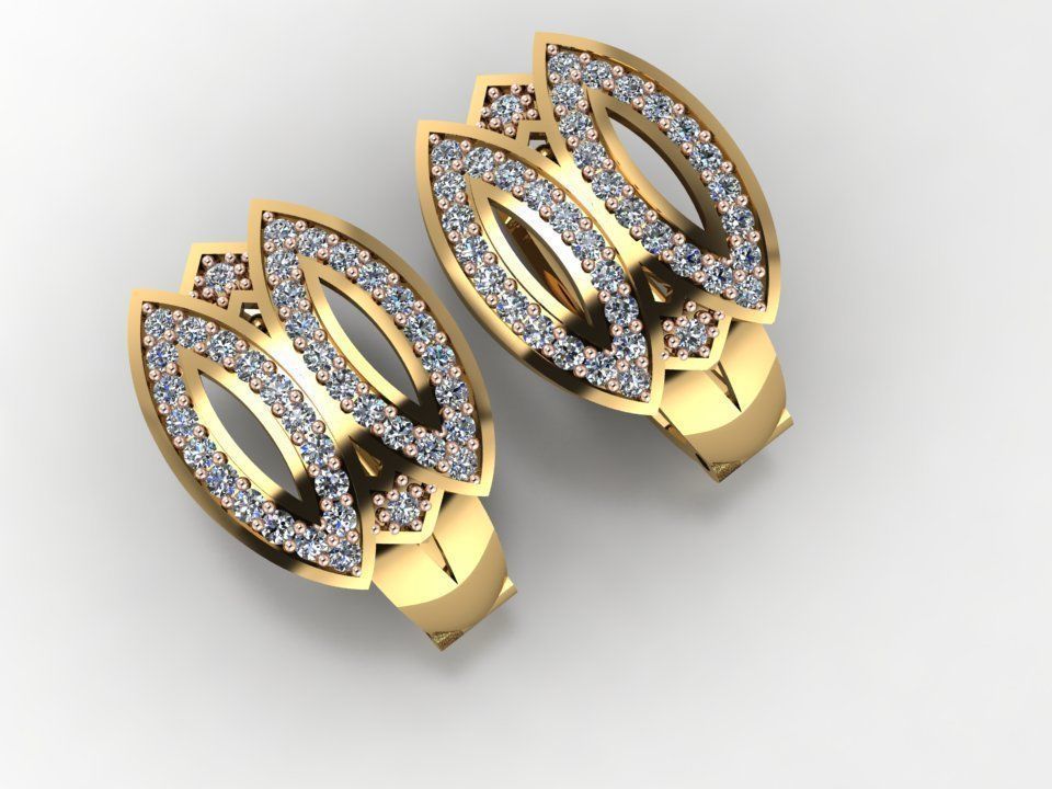 34 TRENDING DESIGNER EARRING FOR WOMEN 3DM  DETAILS  3D print model_11