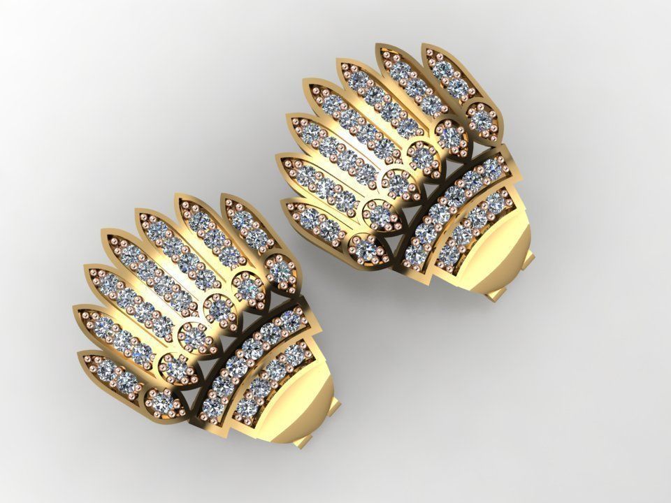 34 TRENDING DESIGNER EARRING FOR WOMEN 3DM  DETAILS  3D print model_1