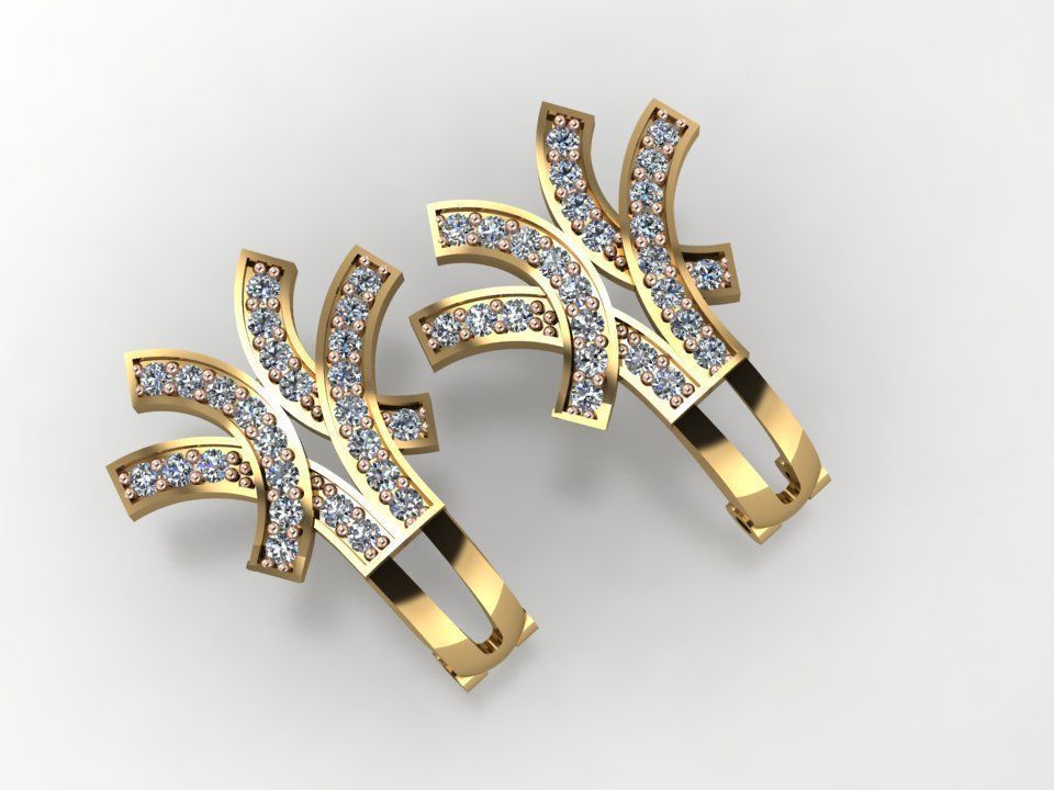 34 TRENDING DESIGNER EARRING FOR WOMEN 3DM  DETAILS  3D print model_27