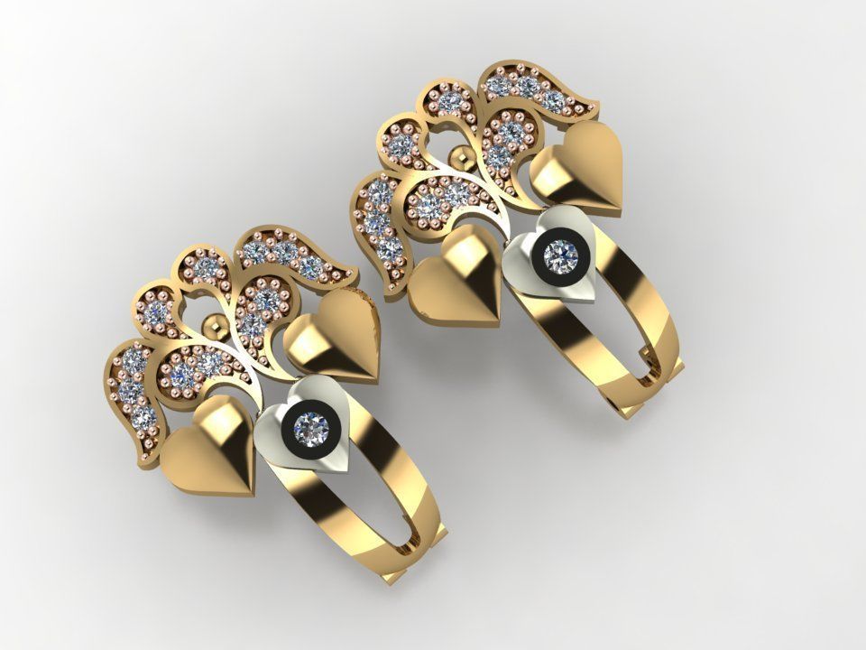 34 TRENDING DESIGNER EARRING FOR WOMEN 3DM  DETAILS  3D print model_25