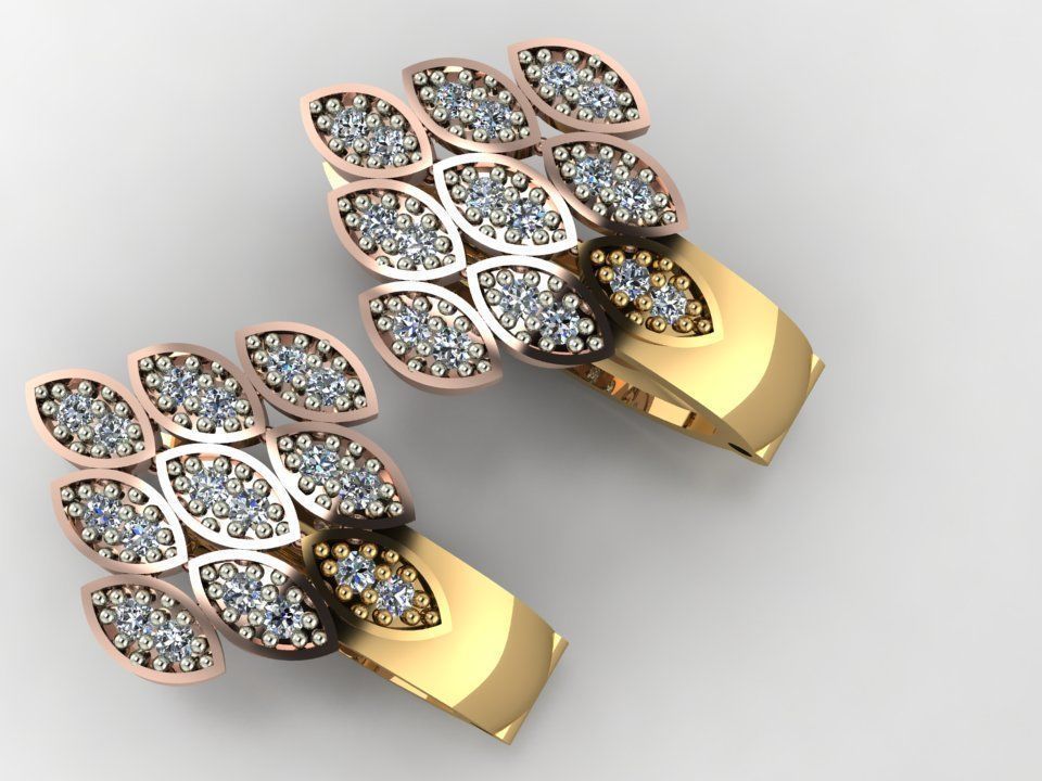 34 TRENDING DESIGNER EARRING FOR WOMEN 3DM  DETAILS  3D print model_28