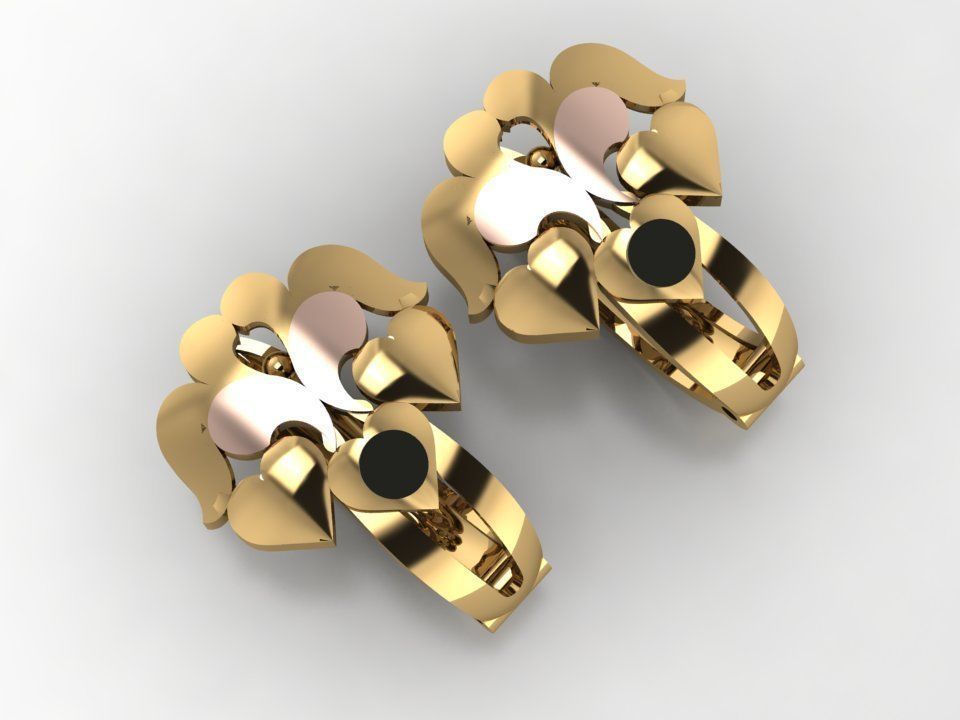 34 TRENDING DESIGNER EARRING FOR WOMEN 3DM  DETAILS  3D print model_24