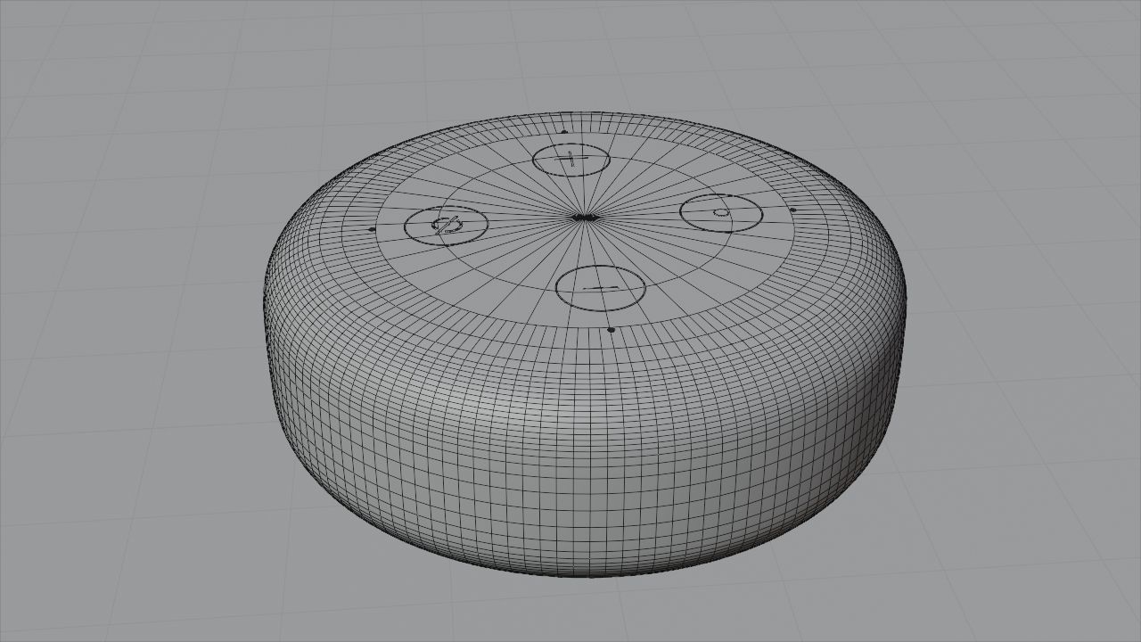 Amazon echo - Amazon Echo dot 3D model_5