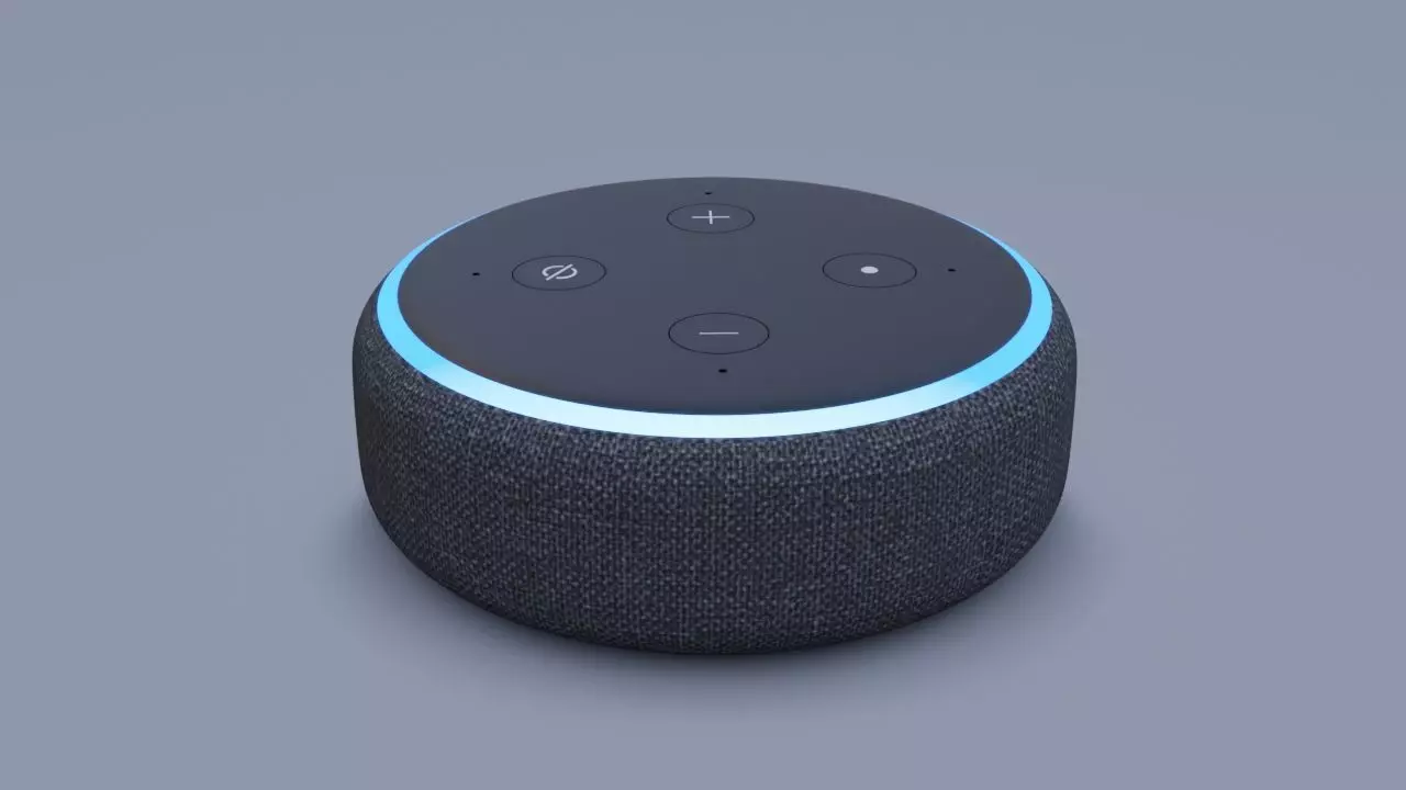 Amazon echo - Amazon Echo dot 3D model_0