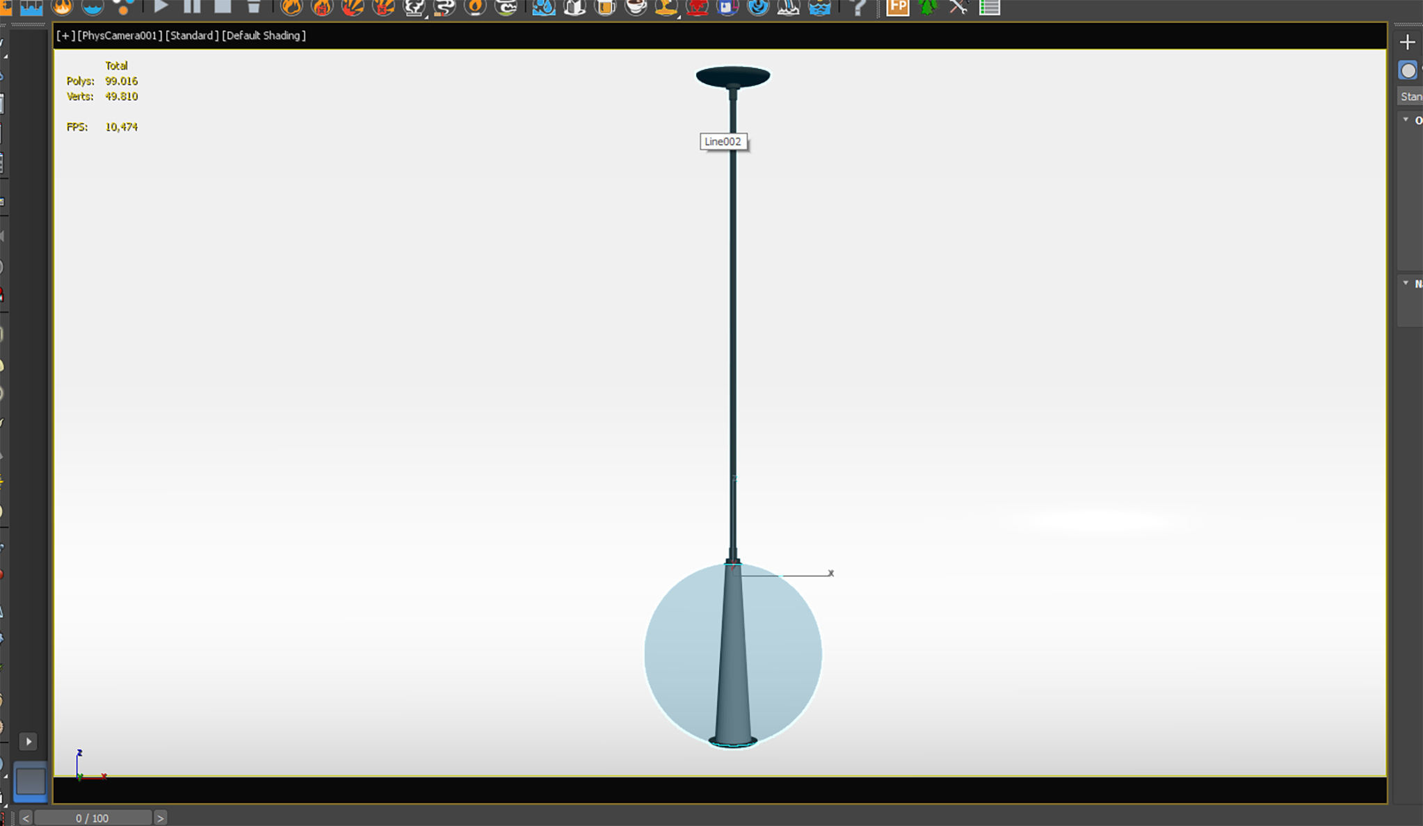Crystal Chandelier Ceiling  Free 3D model_3