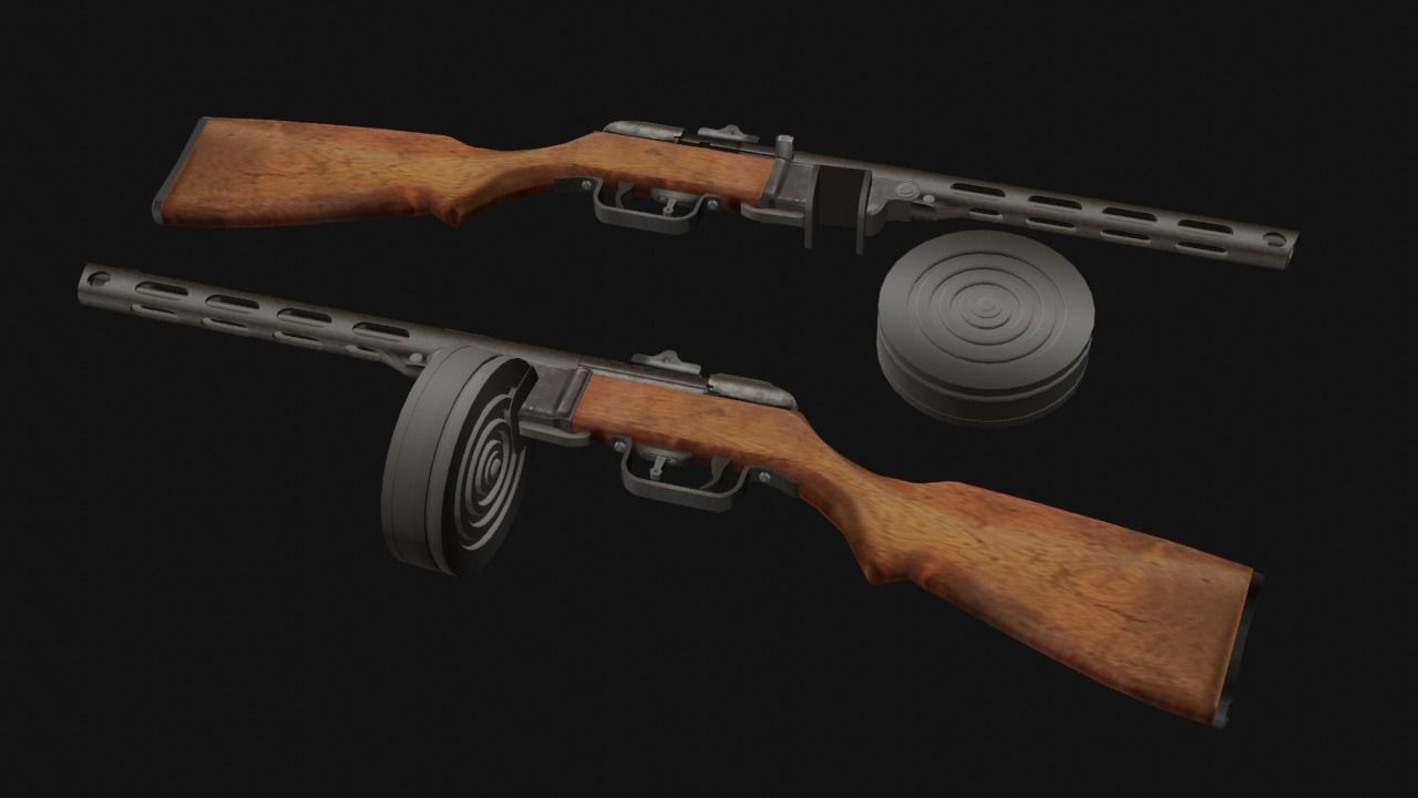 Fps Weapon Pack Low-poly 3D model_11