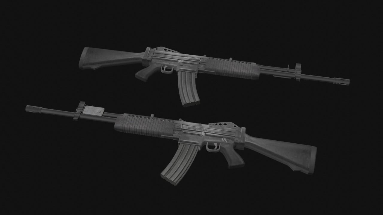 Fps Weapon Pack Low-poly 3D model_9
